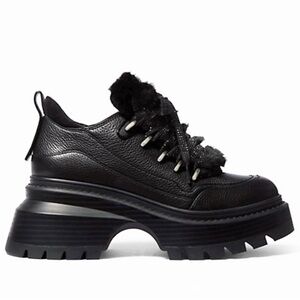 Black Women's Platform Sneakers